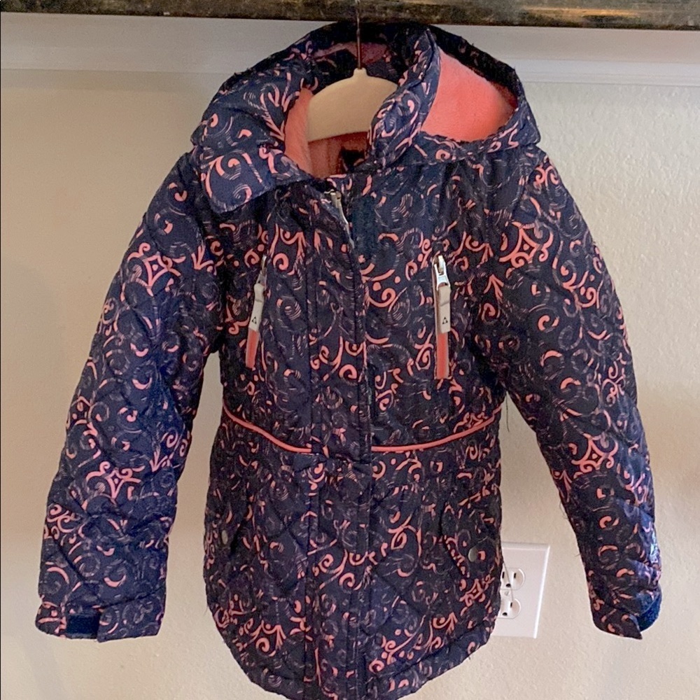 Gerry Weber Kids' Navy and Pink Gerry 4T Puffer Jacket